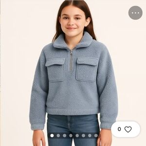 Abercrombie Kids Blue Fleece Pullover